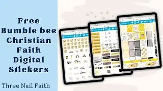 Bumblebee Free Christian Faith Digital Sticker Kit
