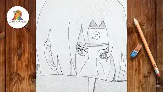 How to draw Itachi Uchiha step by step, EASY