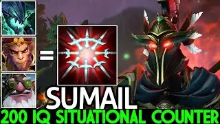 SUMAIL [Phantom Assassin] 200 IQ Situational Counter with Fan of Knives Dota 2