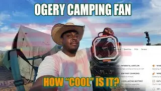 OGERY camping fan review - Will it keep you cool on the offgrid homestead?