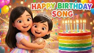 Happy Birthday Song 2026 🎂 Cute Baby Dance Party | Fun Kids Birthday Music | Bia & Zozo Kids