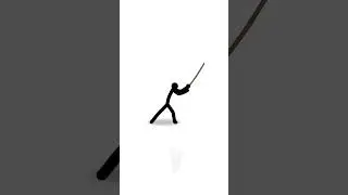 Stickman swinging a sword 2 - Infinite loop! #animation #stickman #flipaclip