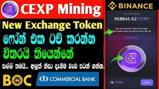 Cexp mining | cexp token | cexp token airdrop | cex io | cexp airdrop sinhala | e money sinhala