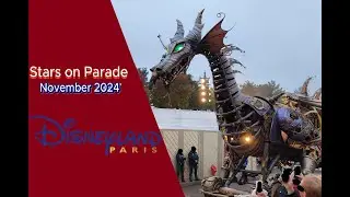 4K Stars on Parade. Disneyland Paris November 2024.