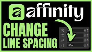 How To CHANGE LINE SPACING In Affinity Designer (QUICK & EASY) 2026