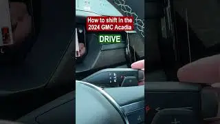 How Does The 2024 Acadia Shift?