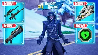 BATMAN WHO LAUGHS (SOLO VS SQUAD) vs ALL NEW MYTHIC WEAPONS ( NEW! FORTNITE Chapter 7 )
