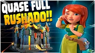 FINALMENTE!! ESTOU QUASE TERMINANDO DE RUSHAR O MEU CV17!! | CLASH OF CLANS