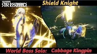 [Blue Protocol Star Resonance] ~ (Shield Knight) S2 World Boss Solo: Cabbage Kingpin