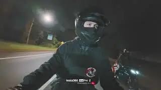 Chill night ride pushing limits