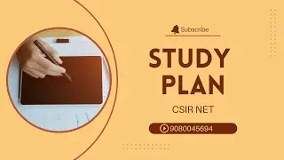 Study plan 2 #csirnet #maths #coaching 