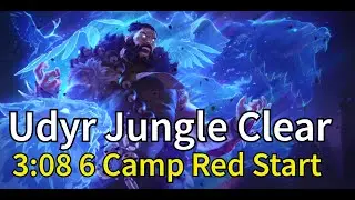 Udyr Rework Jungle Clear | 3:08 Red Start