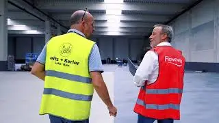 Bodenbeschichtung beim Softgetr&auml;nkehersteller - 6000 qm Fl&auml;che mit Flowfresh