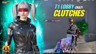 T1 Lobby Crazy Clutches 😱 | BGMI Pro Gameplay