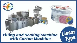 Automatic Filling Sealing Machine + Robot Cartoning SP-1208B