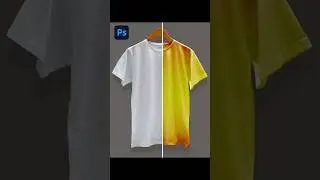 T-shirt gradient color tutorial with PS#photoshopt #photoshoptutorial #graphicdesign #fashion #viral