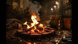 1H Post Apocalyptic Metro Campfire on patrol in the tunnel |  Dark Ambience (for &ldquo;better sleep&rdquo; 😂 )