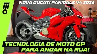 Nova DUCATI PANIGALE V4 2026 -  Moto GP para as ruas lan&ccedil;ada no Brasil!