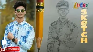Sketch by lucky art work / drowing / amazing creativity