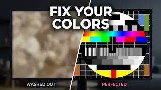 🔝 UHD Calibration video 4K Test pattern 20min. with Ambient music.  TV test video 4k.