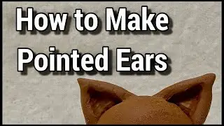 How to make pointed ears for Polymer Clay animals and MONSTERS - Bite Size Tutorial