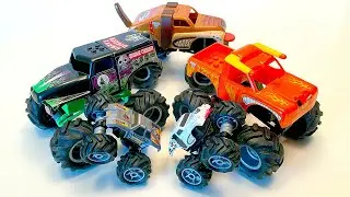 MONSTER JAM | K'NEX | EL TORO LOCO | GRAVE DIGGER | MONSTER TRUCKS | राक्षस ट्रक | कब्र खोदने वाला