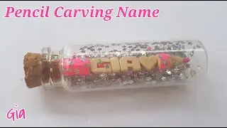 GIA | Pencil Sculpture | Pencil Carving Name | Pencil Art | Art on Pencil