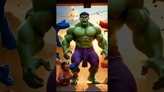 Hulk ne chhat gira di! 😂#Shorts #hulk #ai #asmr #trending #viral
