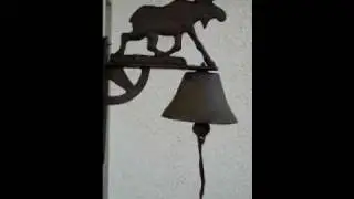 Antique Style Moose Cast Iron Door Knocker Bell