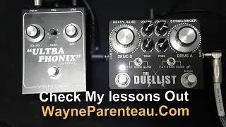 Duellist Overdrive VS Vertex Ultra Phonix Epiphone Johnny A Guitar
