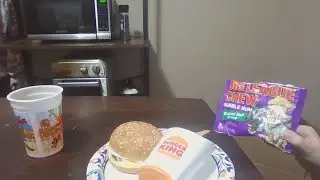 burger,fries,orange crush, and gum (burger king) #food #firstvlog #yummy