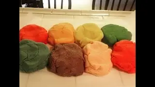 Making Kool Aid Playdoh