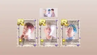 [SuperStar SMTOWN] Pulls EXO-CBX 'Lazy' Limited Card Theme & Wallpaper Event
