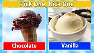 Pick One, Kick One! Food Ice Cream Edition 🍦ice cream🍦 so yummy !!