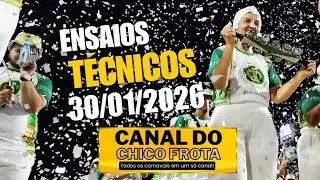 ENSAIOS TECNICOS ESPECIAL - PRIMEIRO DIA