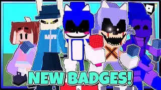 HOW TO GET ALL 5 NEW BADGES in one of many FNF roleplay's | ROBLOX