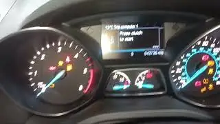 Ford Kuga 2016, как сбросить индикатор сервисного обслуживания без диагностики