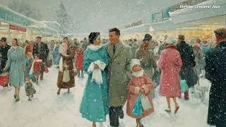 Snowy Vintage Holidays – Classic Jazz & Festive Winter Scenes