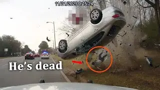 Craziest Most Brutal Police Dashcam Moments: Wild PIT Maneuvers and High-Speed Crashes