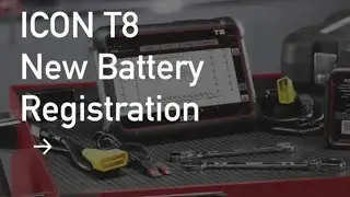 ICON T8 New Battery Registration