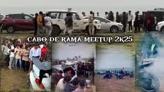 MEETUP 2K25 || GOAN CARS AND BIKES || COPS AT SEEN😐