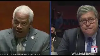 AG Barr HEATED EXCHANGE With Idiotic Democrat Over Roger Stone's Sentencing