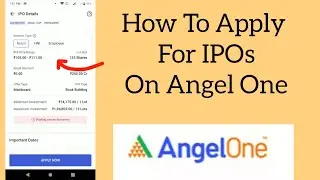 How To Apply For Ipo On Angel One App In Tamil