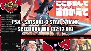 Kill la Kill - IF The Game:  PS4- Satsuki, 3 Star, S Rank, Speedrun WR (32:10 Official Time)