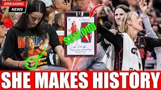 2 Minutes Ago: Caitlin Clark Makes HISTORY Again | Her Autograph Jersey Patch SOLD for $317,000