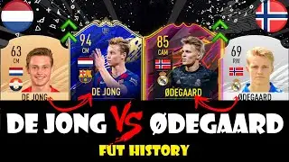 DE JONG VS &Oslash;DEGAARD | FIFA ULTIMATE TEAM HISTORY!!!! | FIFA 16 - FIFA 21