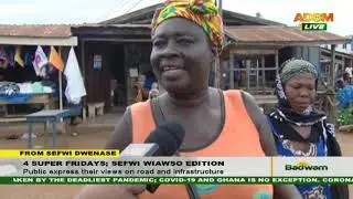 Public express their views on road and infrastructure - Afisem on Adom TV (2-10-20)