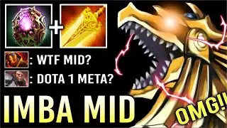 FORGOTTEN IMBA HERO MID IS BACK! Crazy Burn Slow Radiance + OC Ra Phoenix New Imba 7.31 Dota 2