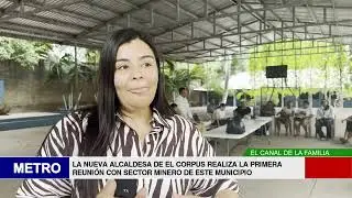 LA NUEVA ALCALDESA DE EL CORPUS REALIZA LA PRIMERA REUNIÓN CON SECTOR MINERO DE ESTE MUNICIPIO