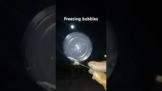 Ice crystals on a bubble #freezingbubble #fullmoon #strangerthings #subzero #fushigiball